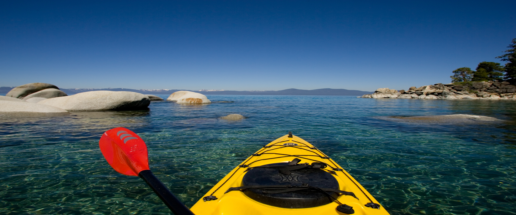 Paddling in Lake Tahoe, adventure, trip guide